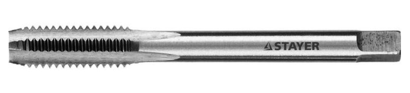 STAYER М8х1.25, метчик для сквозных отверстий, одинарный