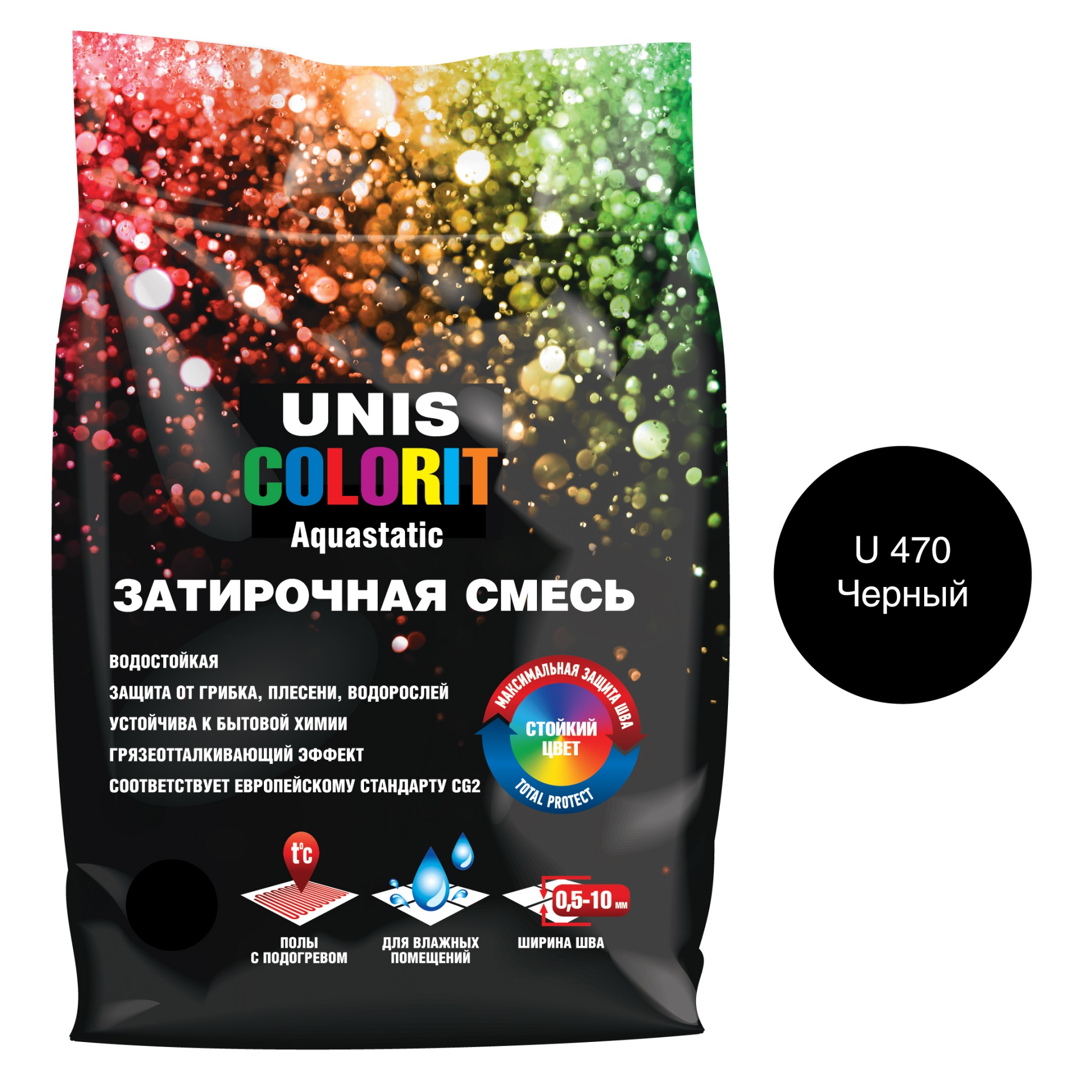 ЮНИС  COLORIT черный (2 кг)