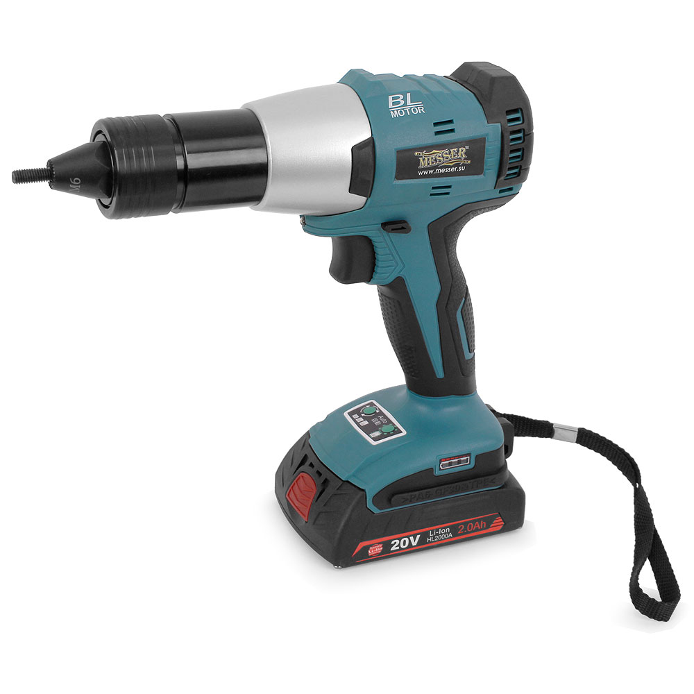 Аккумуляторный заклепочник MESSER LW20LM /М6/ 05-32-006