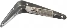 Уголок-кронштейн STAYER "MASTER", 100х75мм, серый