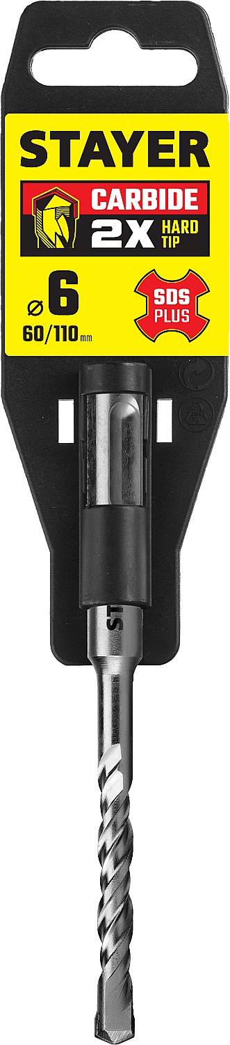 STAYER Бур SDS-plus 6 x 110 мм