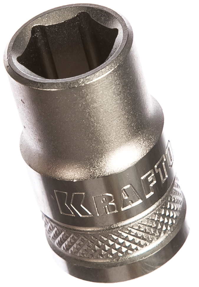 Торцовая головка KRAFTOOL "INDUSTRIE QUALITAT", Cr-V, FLANK, хромосатинированная, 1/2", 13 мм