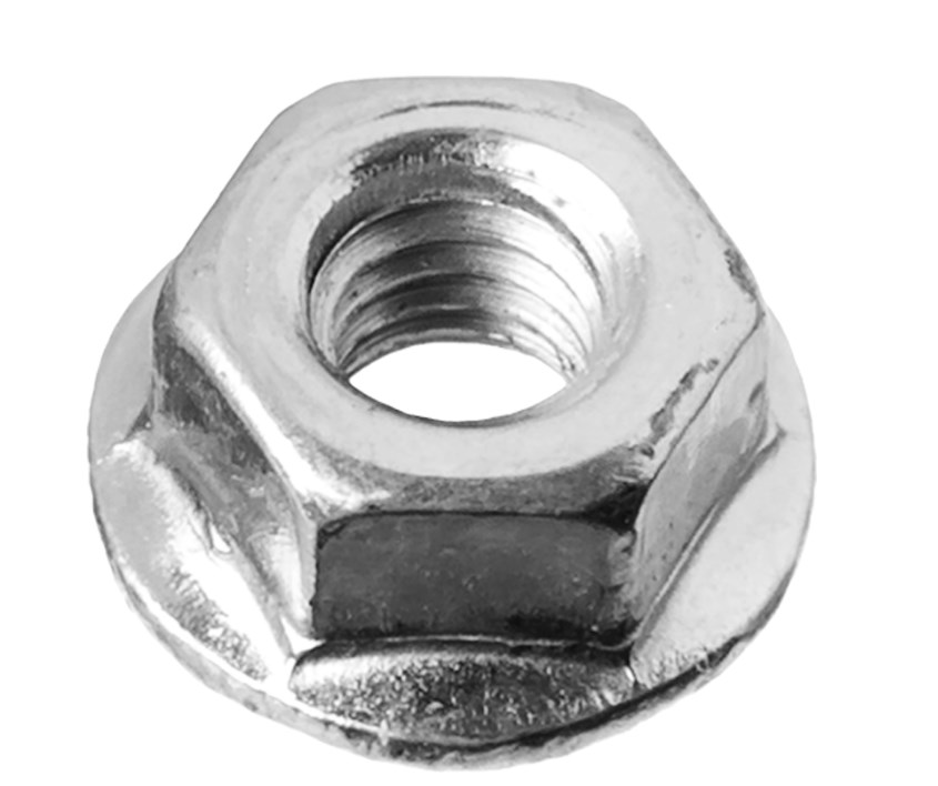 Гайка DIN 6923 с фланцем, M6, 5 кг, кл. пр. 6, оцинкованная, ЗУБР