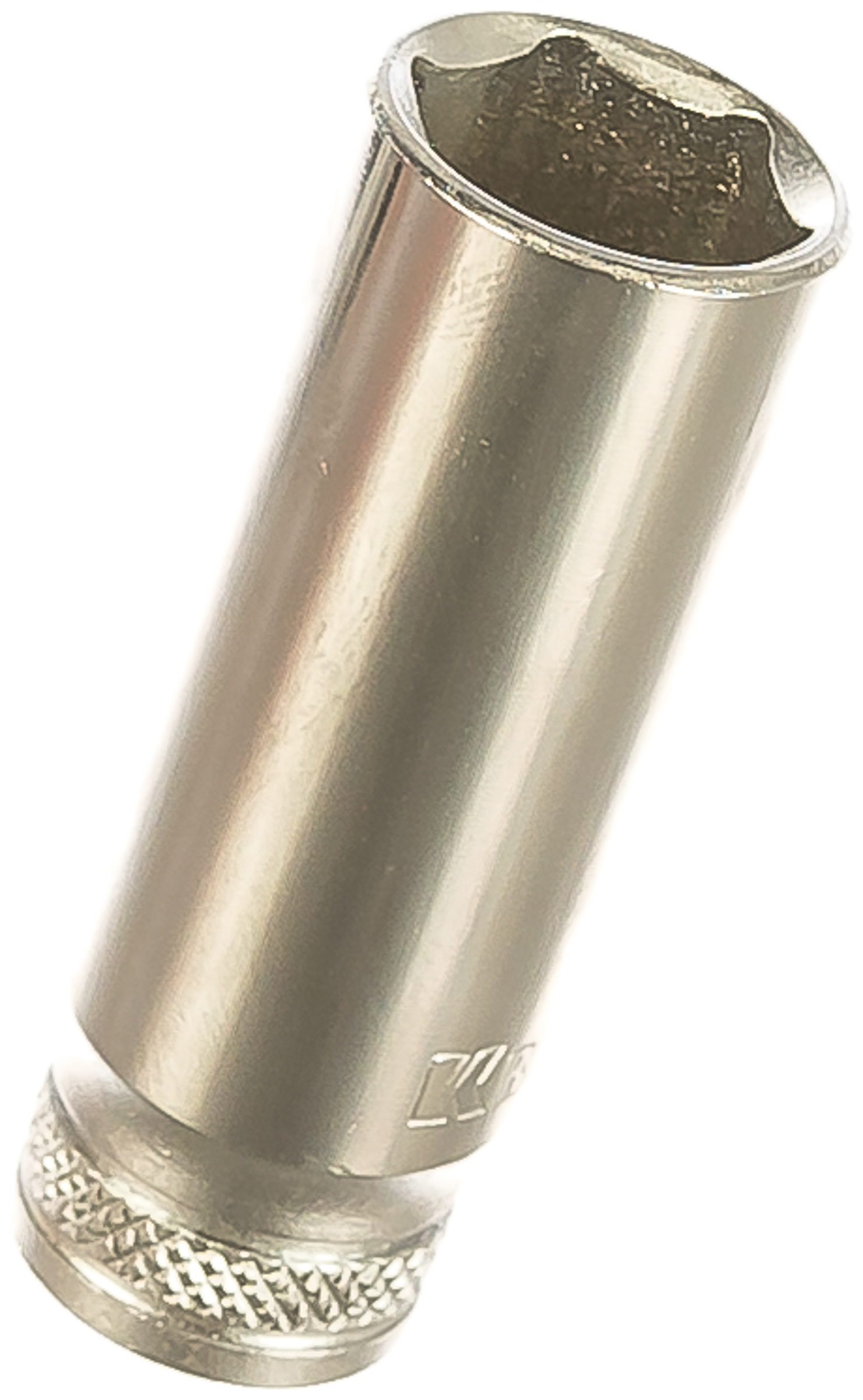 Торцовая головка KRAFTOOL "INDUSTRIE QUALITAT", удлиненная, Cr-V, FLANK, хромосатинированная, 1/4", 13 мм