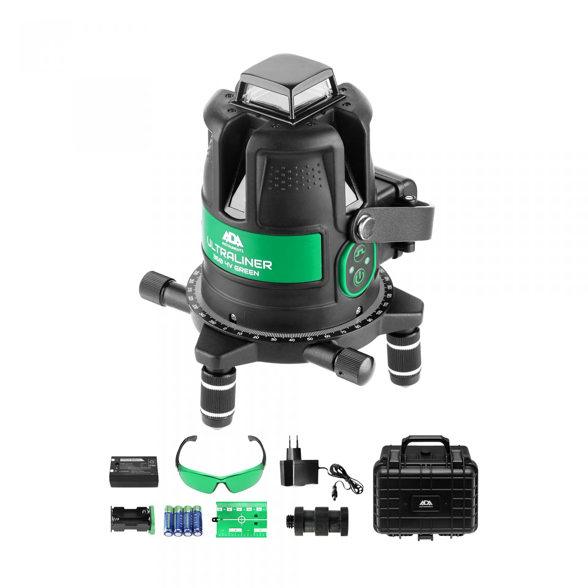 Лазерный уровень ADA ULTRALINER 360 4V Green А00540