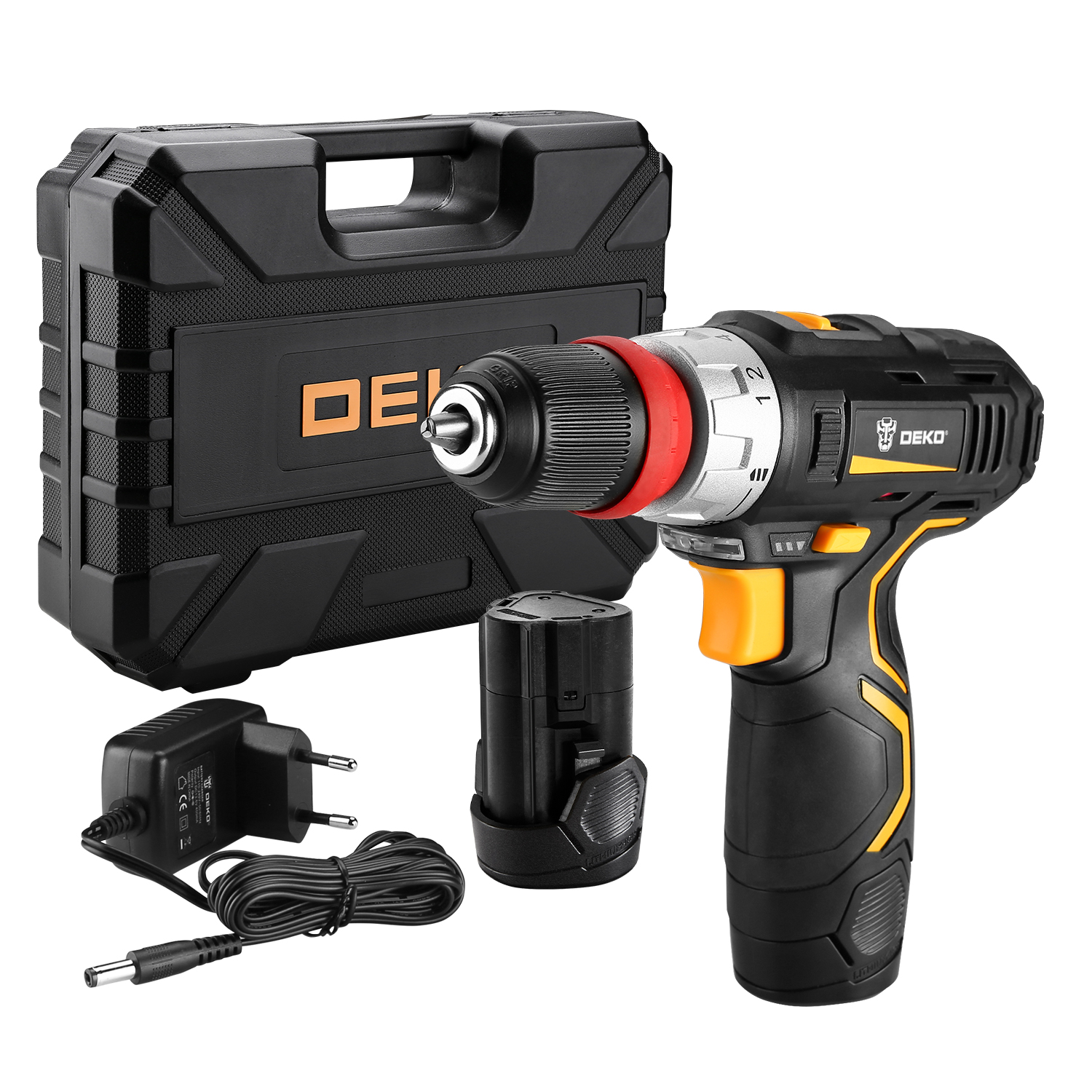 Аккумуляторная дрель-шуруповерт DEKO GCD12DU3 063-4082