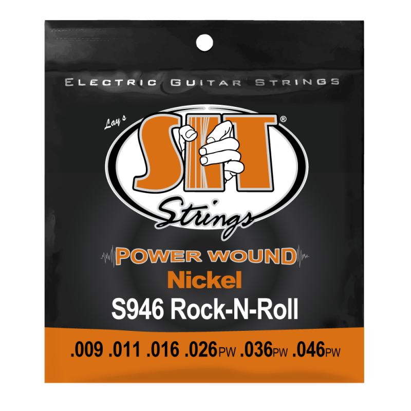 Струны для электрогитары SIT S946, Powerwound Nickel Rock-n-roll Hybrid, 9-46