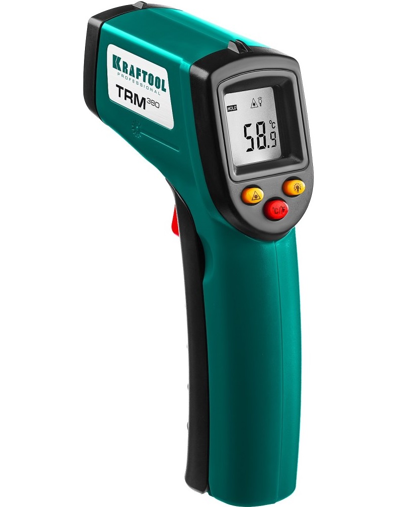 Пирометр инфракрасный TRM-380, KRAFTOOL 45707-380, -50°С +380°С