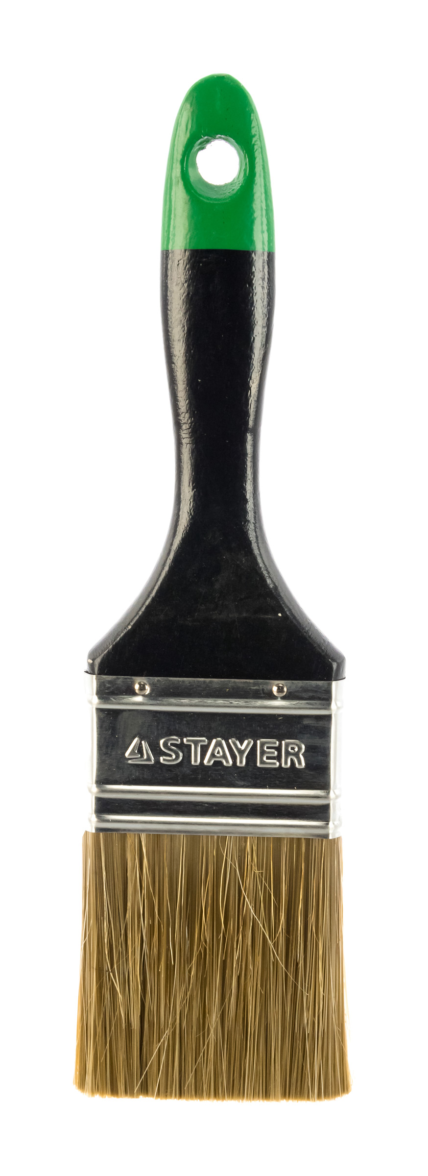STAYER "KANEKARON-EURO". Кисть плоская, искусственная щетина, деревянная ручка, 63мм