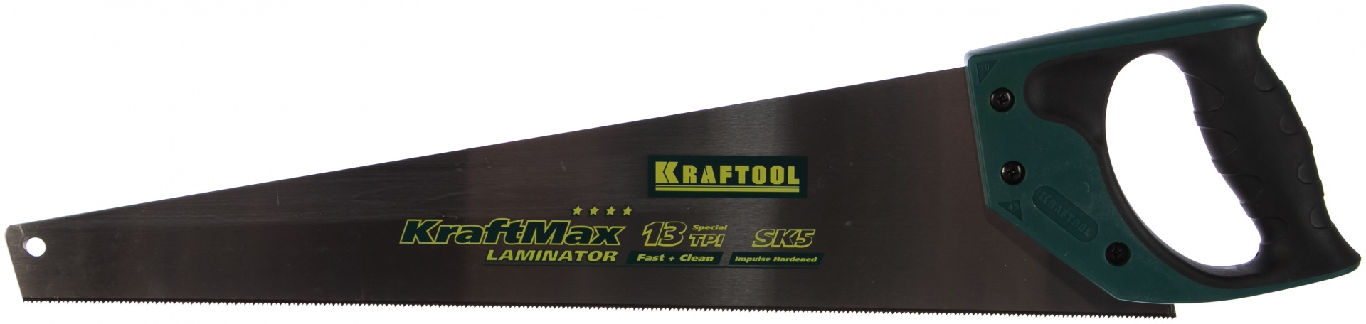 Ножовка для точного реза "Alligator Precision 13" 500 мм, 13 TPI универсальный зуб, KRAFTOOL
