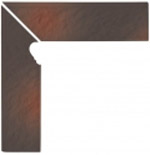  Shadow brown cokol schodowy 3-d LEWY 30x8 10шт