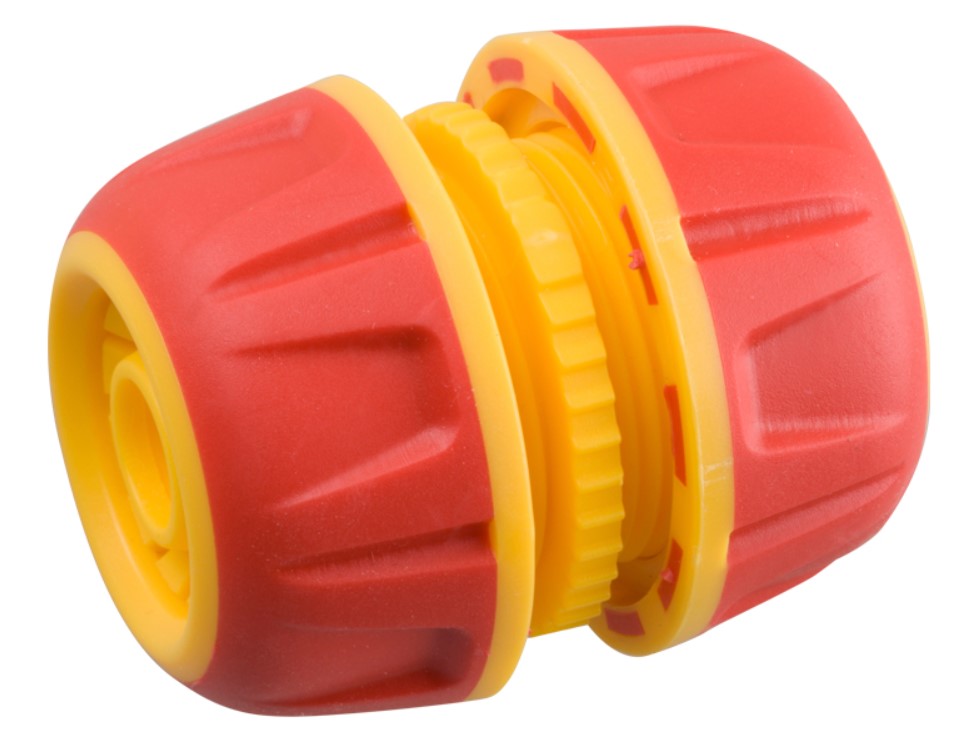 GRINDA PROLine TM-12, 1/2", муфта ремонтная, для шланга, из ударопрочного пластика с TPR