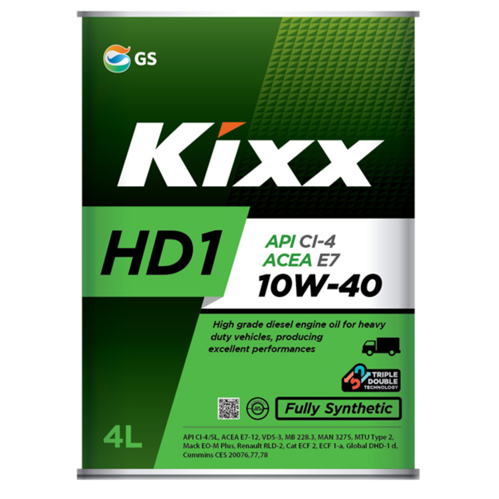Моторное масло KIXX HD1 10W40, синтетическое, 4 л L206144TE1