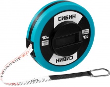 СИБИН 10 м мерная лента с фиберглассовым полотном