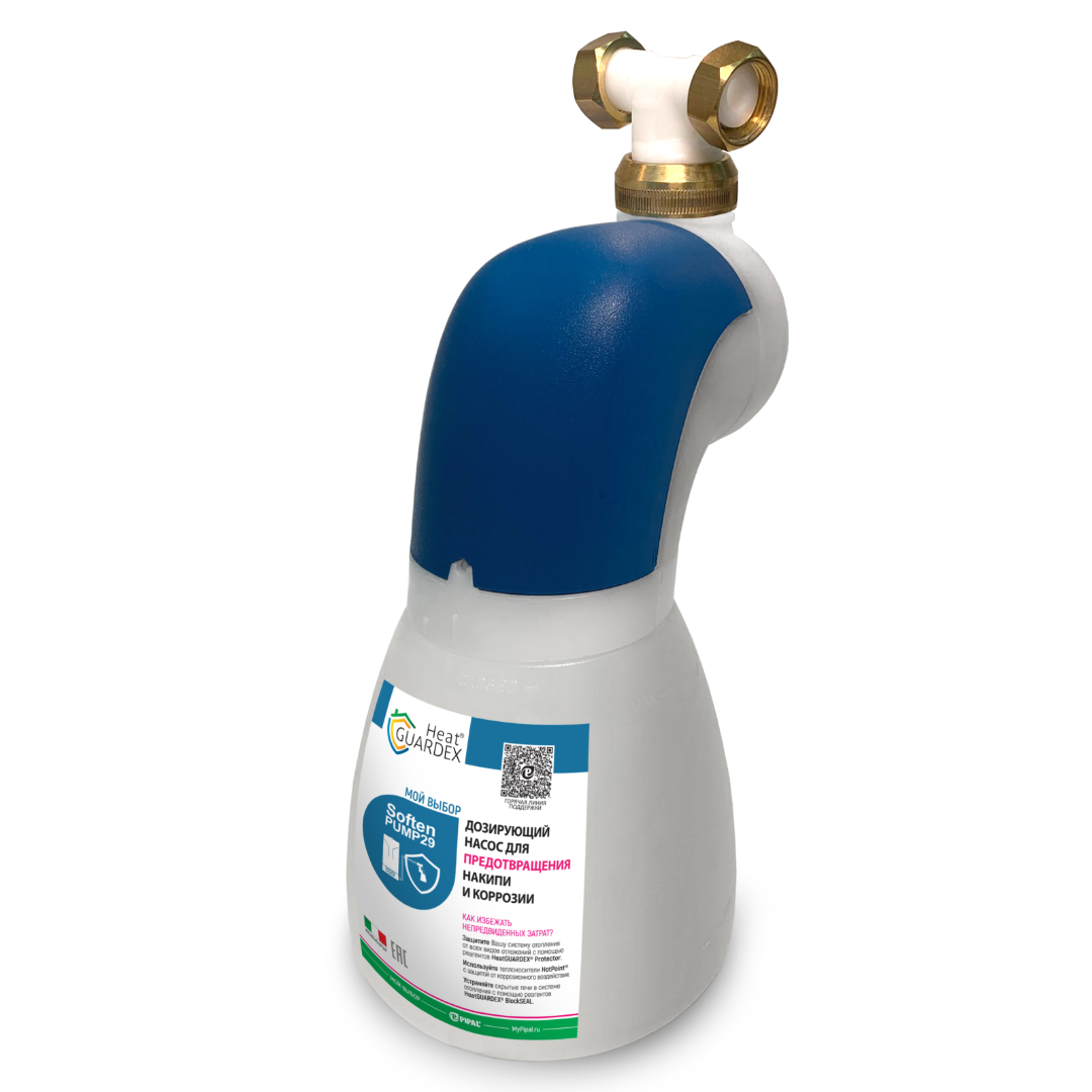 HeatGUARDEX® SoftenPUMP 68 Дозатор жидкого полифосфата для защиты от отложений, 1,2кг