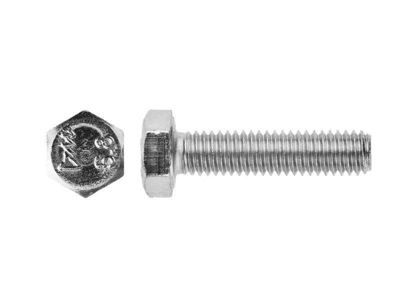 Болт ГОСТ 7798-70, M5 x 12 мм, 5 кг, кл. пр. 5.8, оцинкованный, ЗУБР