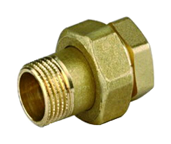 Соединитель латунный (3/4"; гайка/штуцер) для трубопровода GENERAL FITTINGS 51037-G/S-3/4