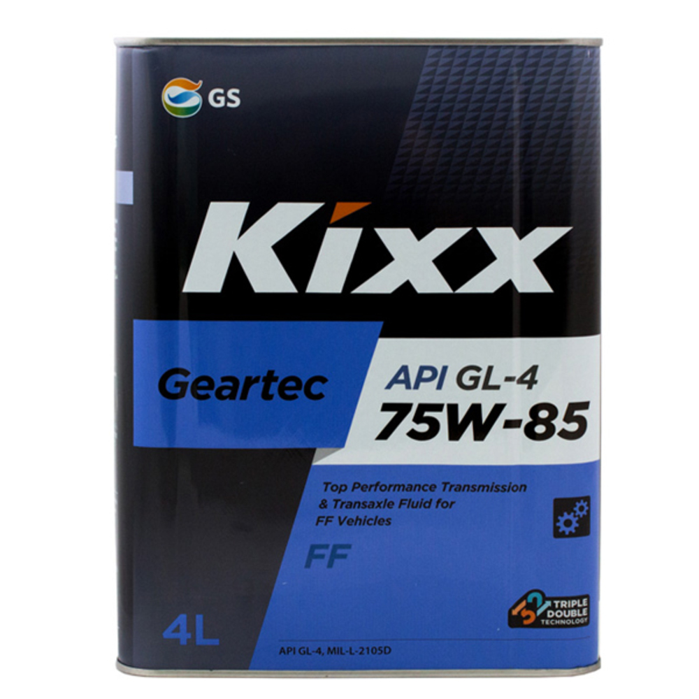 Трансмиссионное масло KIXX GEARTEC FF GL-4, 75W85, полусинтетическое, 4 л L271744TE1