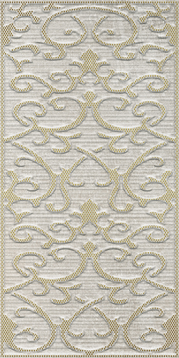  Deja Vu Gold White Декор Damask (K941991) 30x60