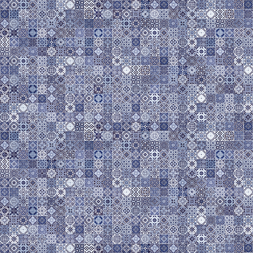 Hammam глаз. керамогранит голубой (16105) 42x42