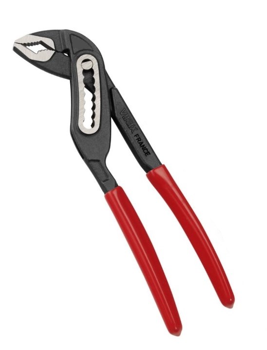 Трубные клещи с особо широким раскрытием щек 35мм, L=180mm VIRAX 18202