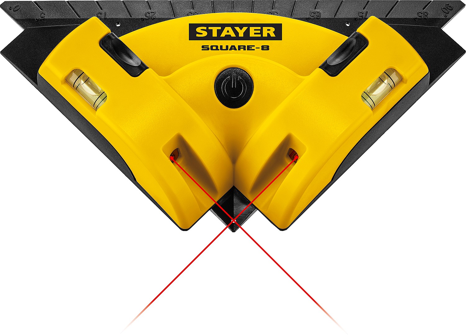 STAYER SQUARE-8  угольник лазерный для кафеля, 8 м, точн. +/-0,4 мм/м,