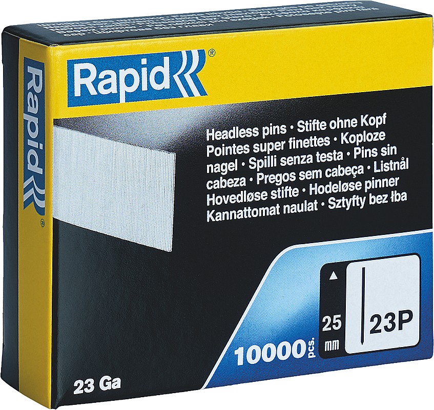 RAPID 25 мм гвозди супертвердые, закаленные тип 23P, 10000 шт