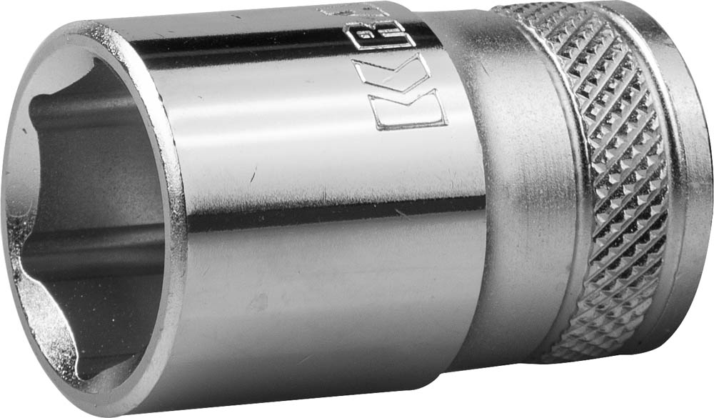 Торцовая головка KRAFTOOL "INDUSTRIE QUALITAT", Cr-V, FLANK, хромосатинированная, 1/2", 17 мм
