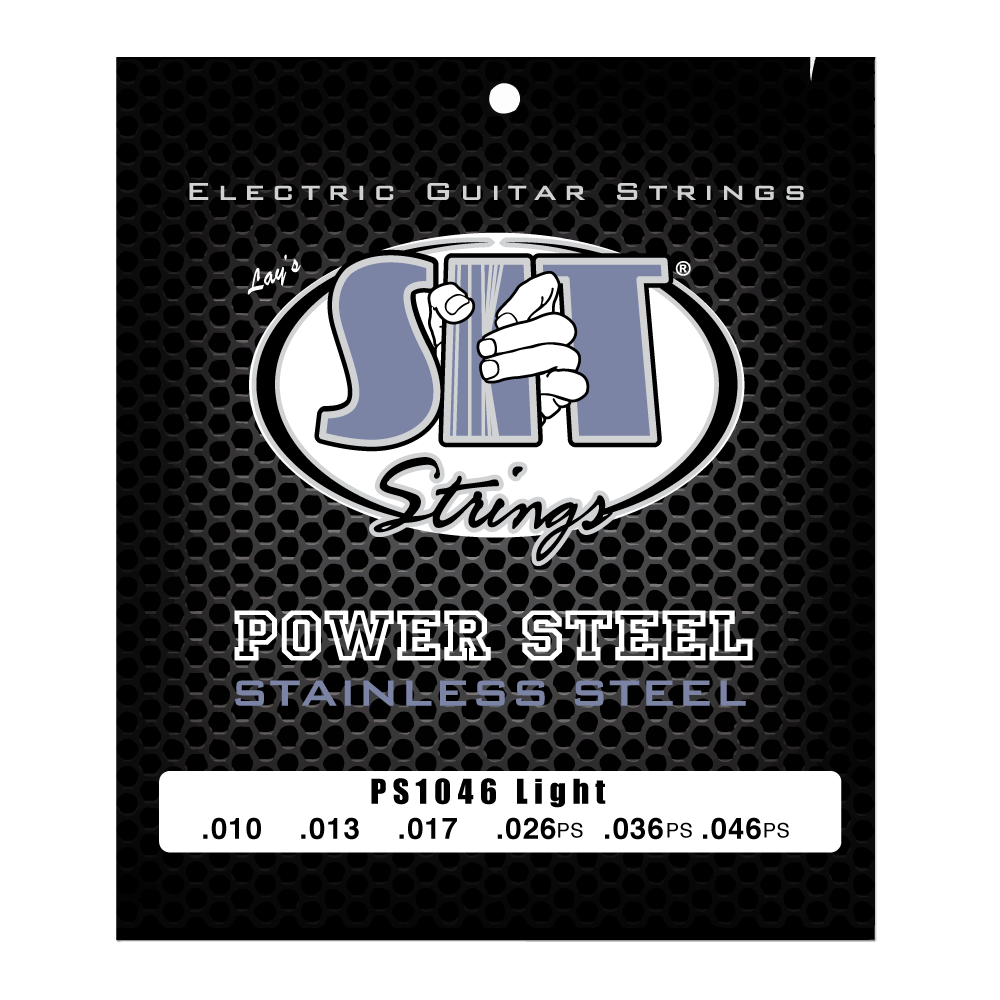 Струны для электрогитары SIT PS1046, Powersteel Stainless Steel Light, 10-46