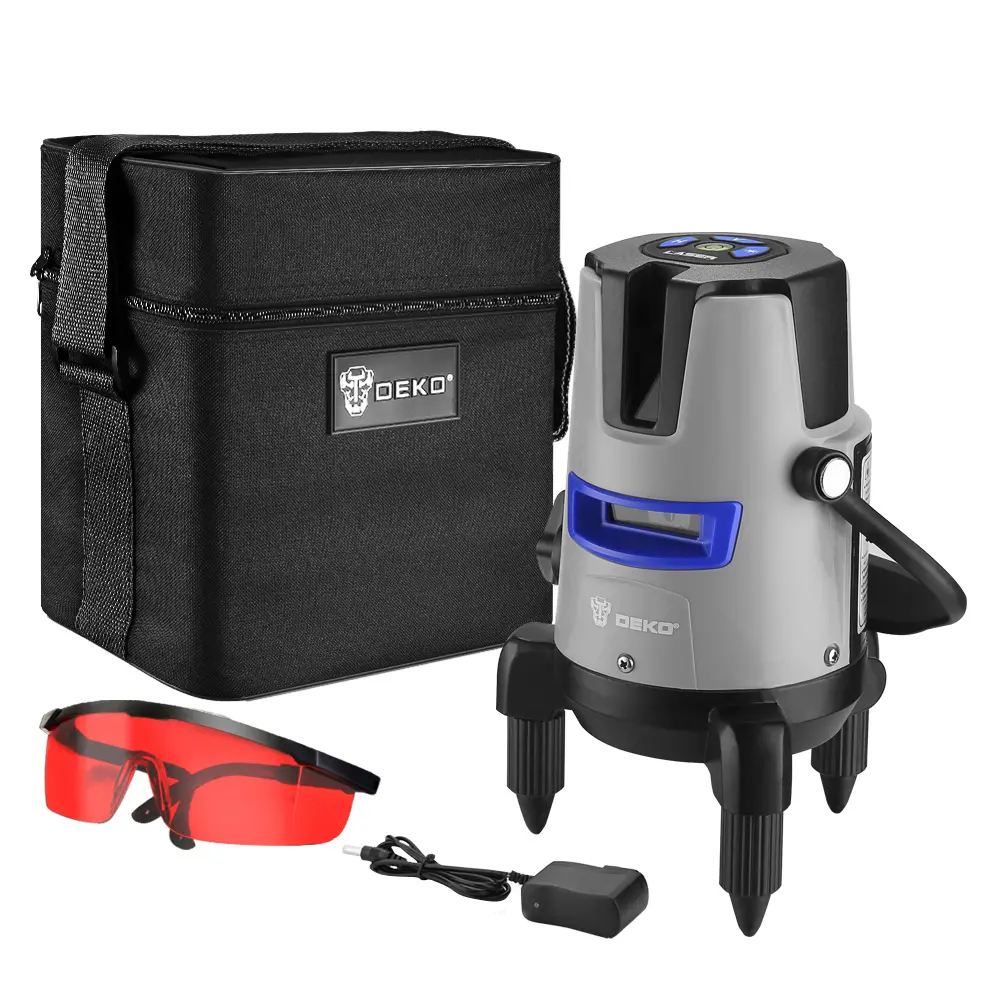 Самовыравнивающийся лазерный уровень DEKO DKLL02RB PRO SET 1 в сумке 065-0101
