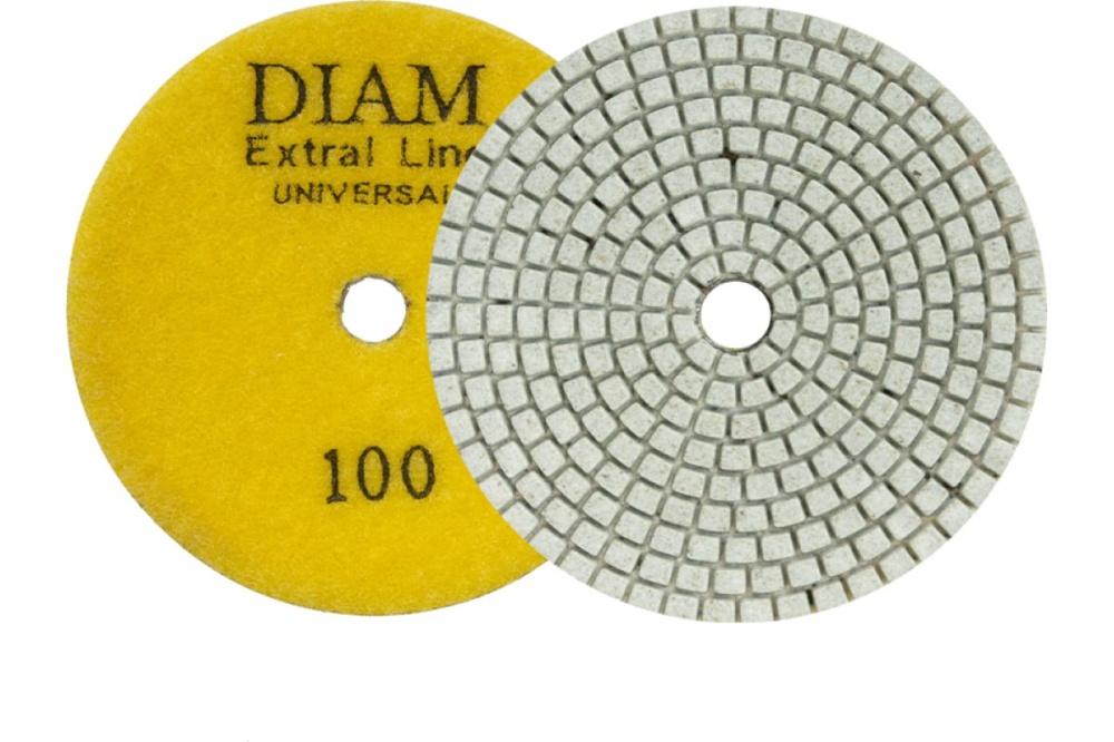 Круг алмазный гибкий шлифовальный Extra Line Universal №100 (100х2.5 мм; сухая/мокрая) DIAM 000673