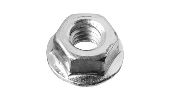 Гайка DIN 6923 с фланцем, M10, 5 кг, кл. пр. 6, оцинкованная, ЗУБР