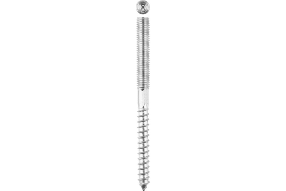 Шпилька сантехническая, шестигранник, Torx 25, М10x120мм, 450шт, оцинкованная, ЗУБР