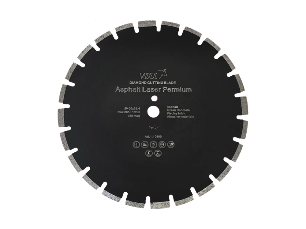 Алмазный диск Asphalt Laser PREMIUM VOLL 400x25,4 мм