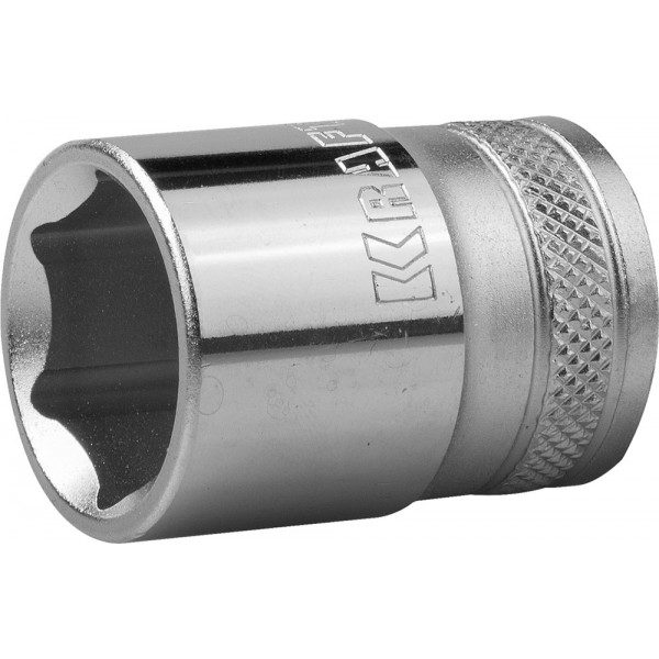 Торцовая головка KRAFTOOL "INDUSTRIE QUALITAT", Cr-V, FLANK, хромосатинированная, 1/2", 21 мм