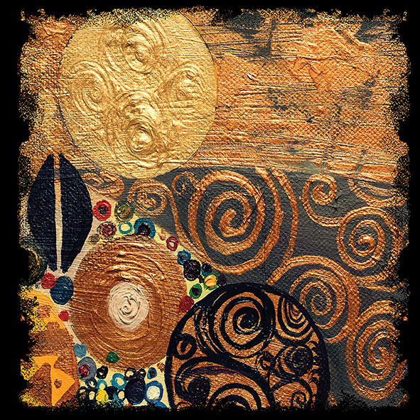  Abstract east Декор 10х10