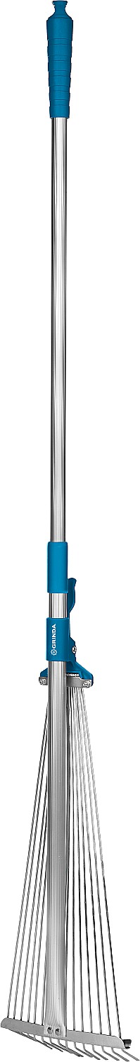 Регулируемые веерные грабли GRINDA PROLine PR-50 170-450 мм ширина 800-1240 мм длина телескопический алюминиевый черенок