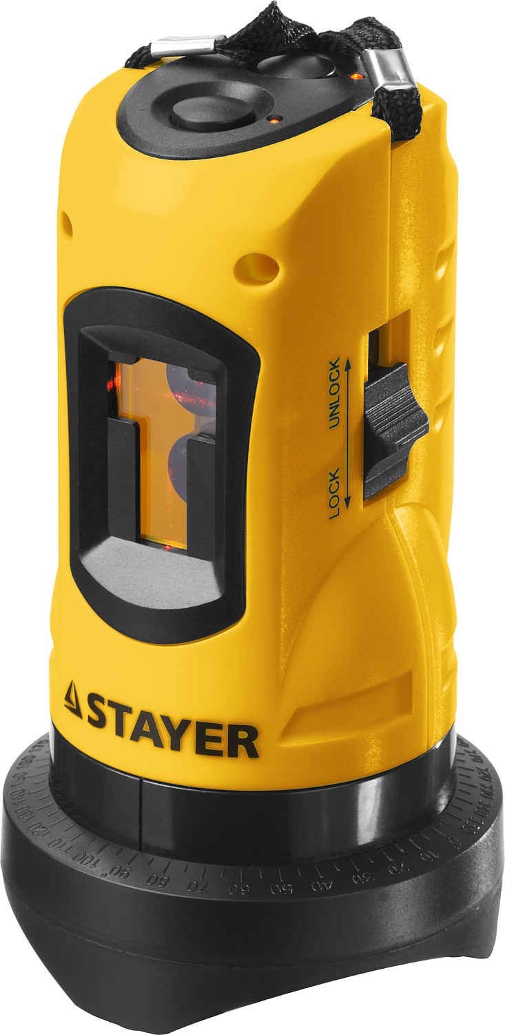STAYER SLL-1 нивелир лазерный, 10м, точн. +/-0,5 мм/м,  штатив, сумка