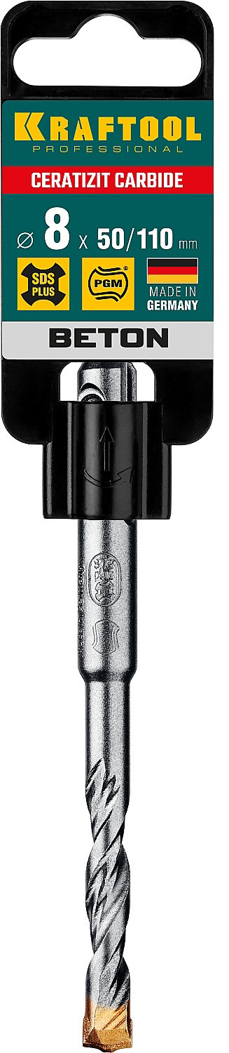 KRAFTOOL Бур SDS-plus 8  х 110 мм