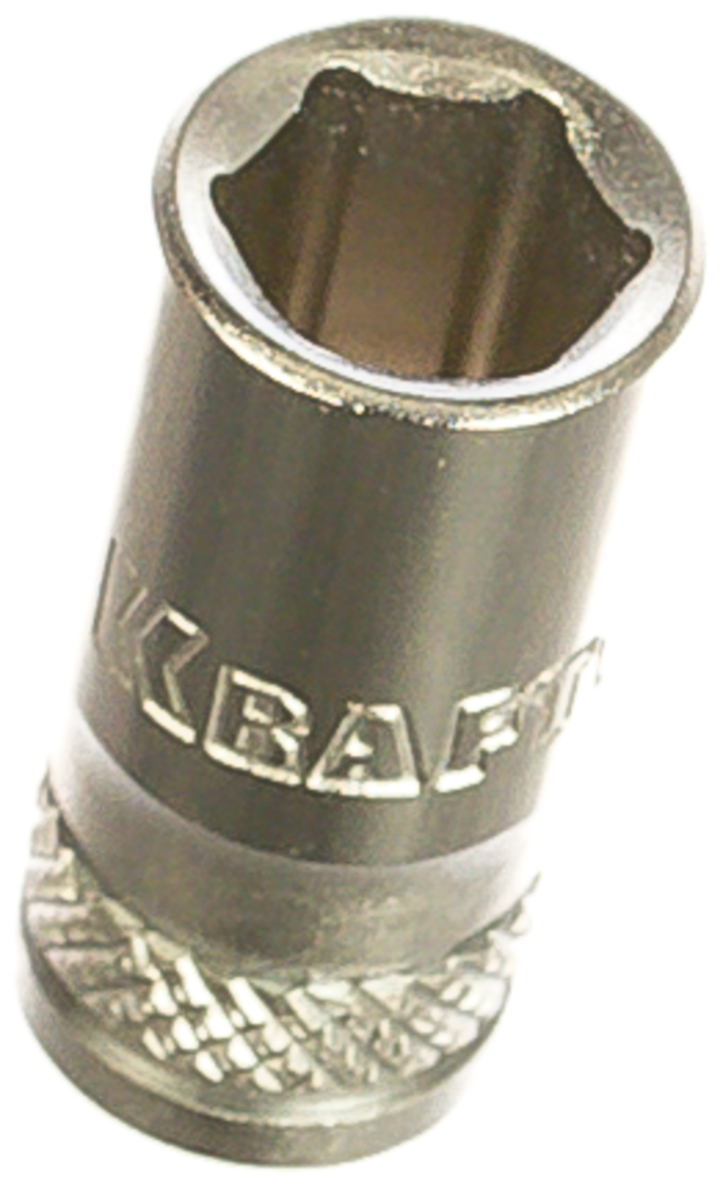 Торцовая головка KRAFTOOL "INDUSTRIE QUALITAT", Cr-V, FLANK, хромосатинированная, 1/4", 8 мм
