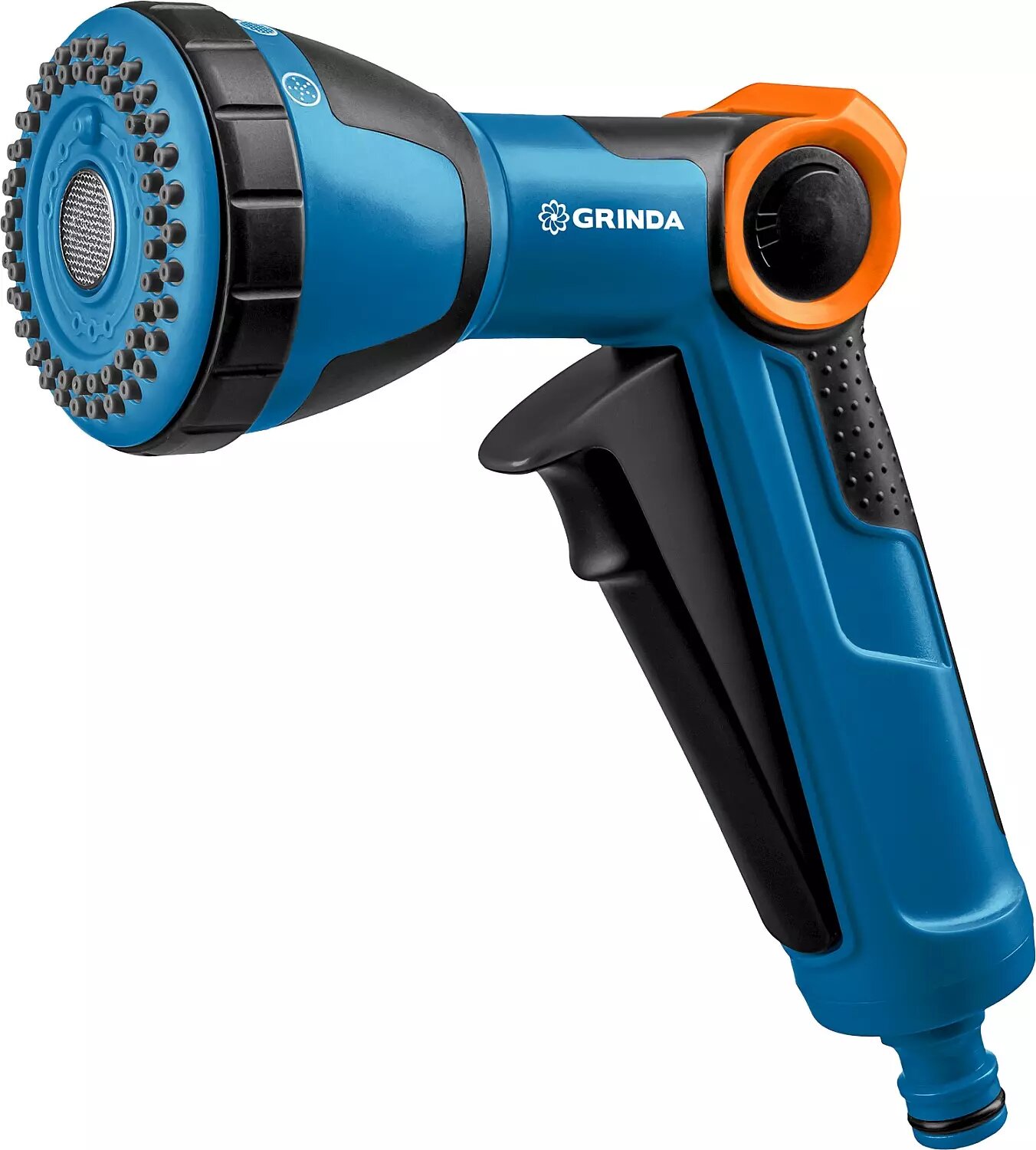 GRINDA PROLine X-S, душевой, 4 режима, курок спереди, пистолет поливочный двухкомпонентный с регулятором напора