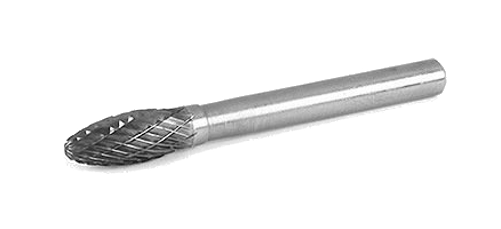 Борфреза твердосплавная тип H форма пламени (6х18 мм; хвостовик 6 мм) MESSER H0618M06
