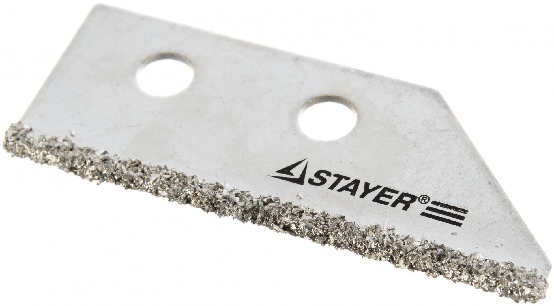 Лезвие STAYER "PROFI" сменное с карбидным напылением для скребка 33415, 2шт.