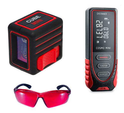 Комплект ADA Cube MINI Basic Edition + Cosmo MINI + VISOR RED Laser Glasses А00558