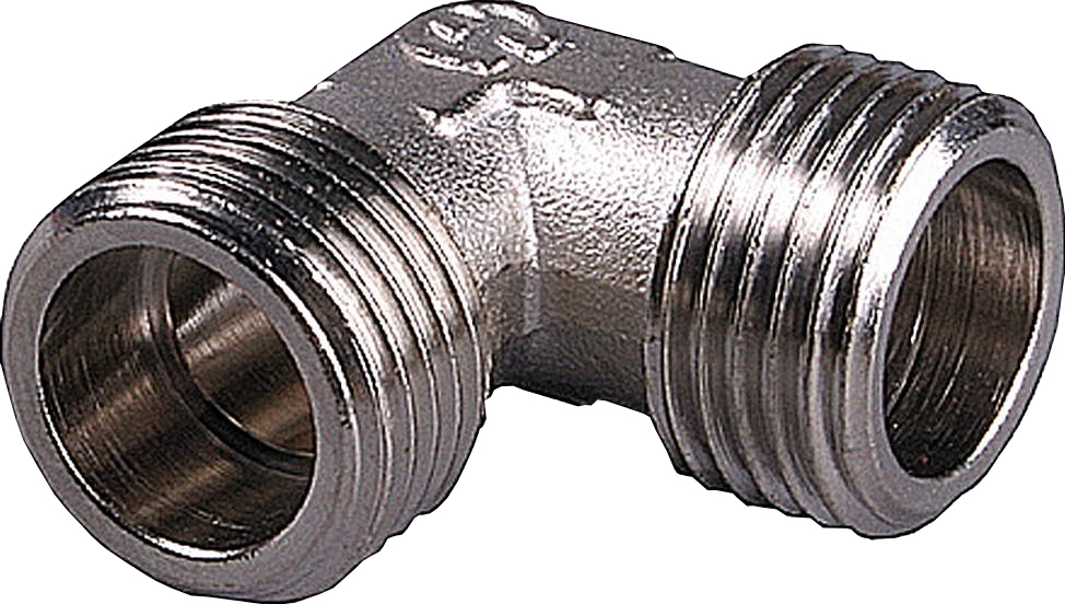 Уголок GENERAL FITTINGS никелированная латунь, ш/ш, 1/2"