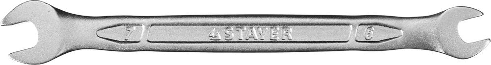 Гаечный рожковый ключ STAYER PROFI 6х7мм 27035-06-07