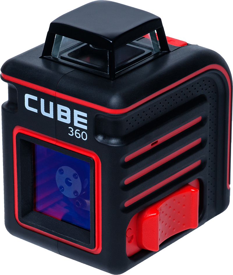 Лазерный уровень ADA Cube 360 + штатив 130 см + настенное магнитное крепление + лазерные очки + кейс А00543_К