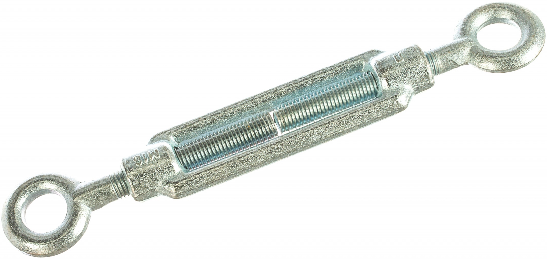 Талреп DIN 1480, кольцо-кольцо, М16, 2 шт, кованая натяжная муфта, оцинкованный, ЗУБР Профессионал
