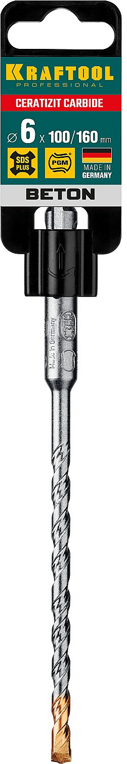 KRAFTOOL Бур SDS-plus 6  х 160 мм