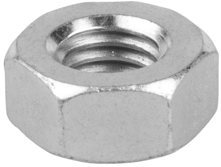 Гайка ГОСТ 5927-70, M4, 5 кг, кл. пр. 6, оцинкованная, ЗУБР